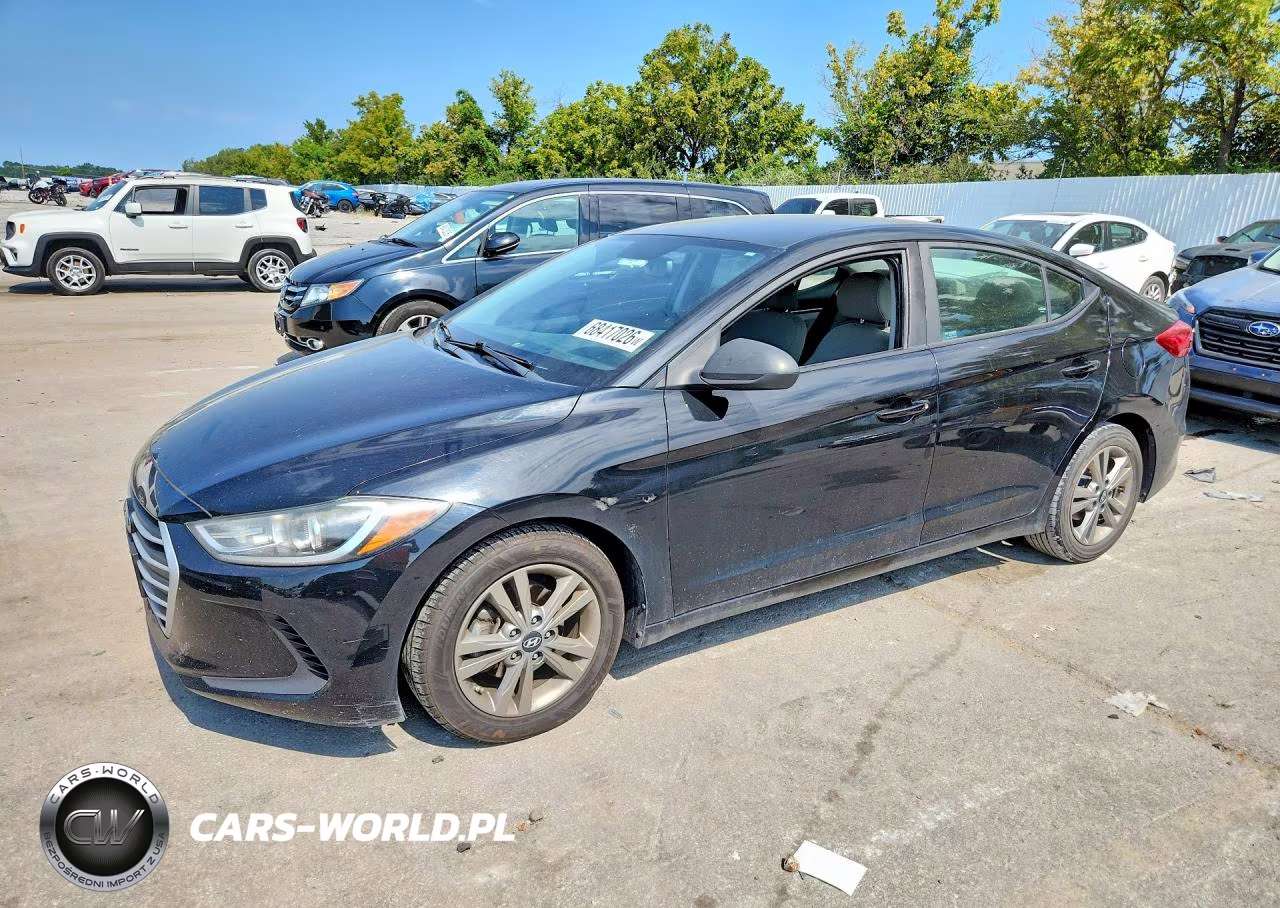 2018 Hyundai Elantra Sel VIN:KMHD84LF1JU489452 - 1