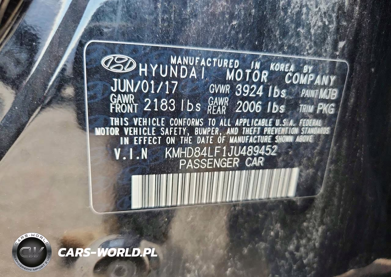 2018 Hyundai Elantra Sel VIN:KMHD84LF1JU489452 - 12