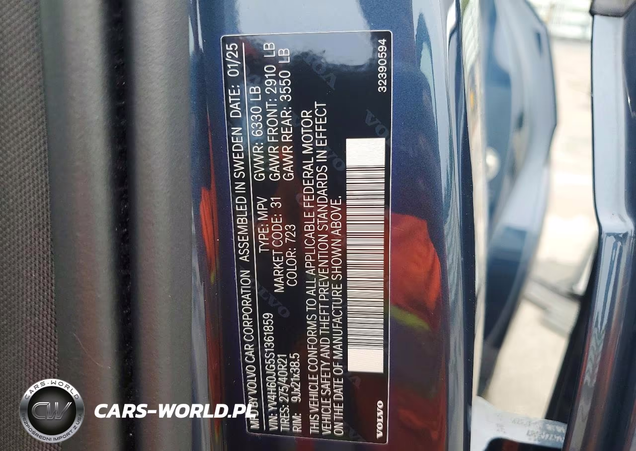 2025 Volvo Xc90 Ultra VIN:YV4H60JG5S1361859 - 14