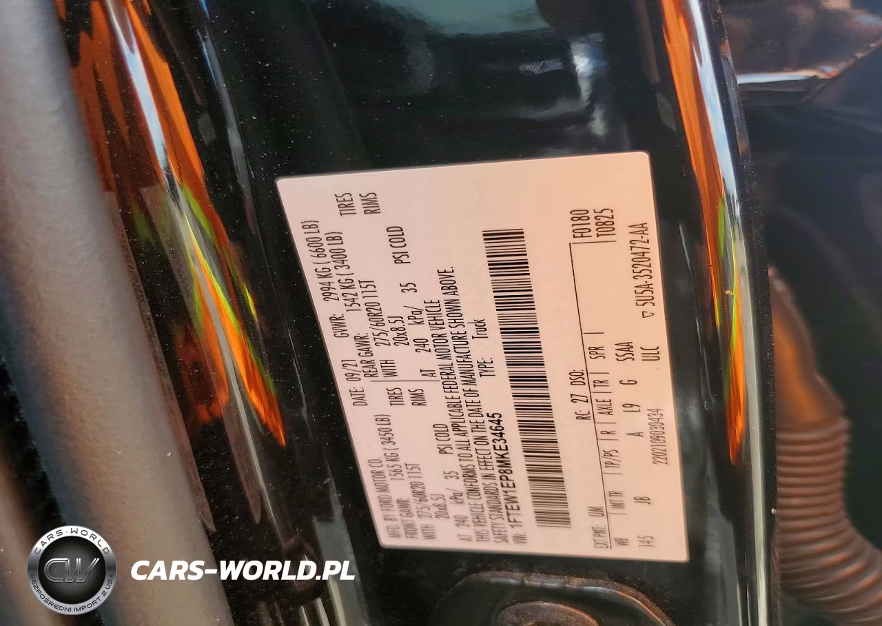 2021 Ford F150 Supercrew VIN:1FTEW1EP8MKE34645 - 12