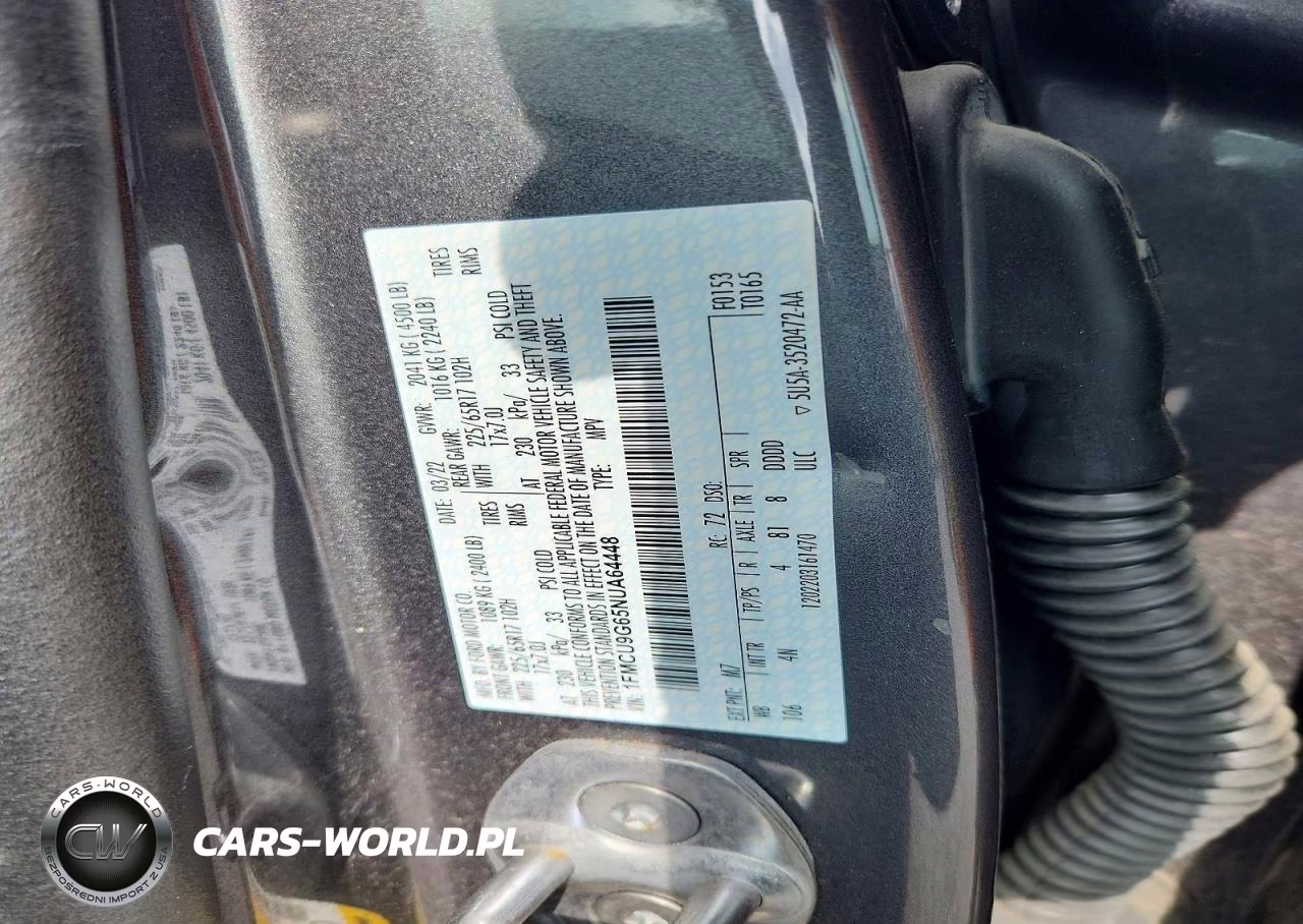 2022 Ford Escape Se VIN:1FMCU9G65NUA64448 - 13