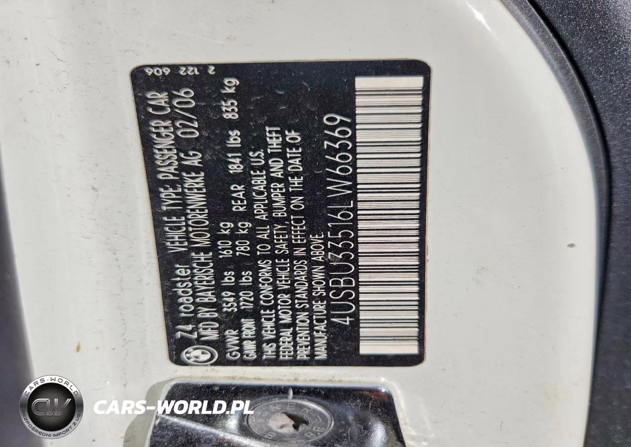 2006 BMW Z4 3.0 VIN:4USBU33516LW66369 - 12