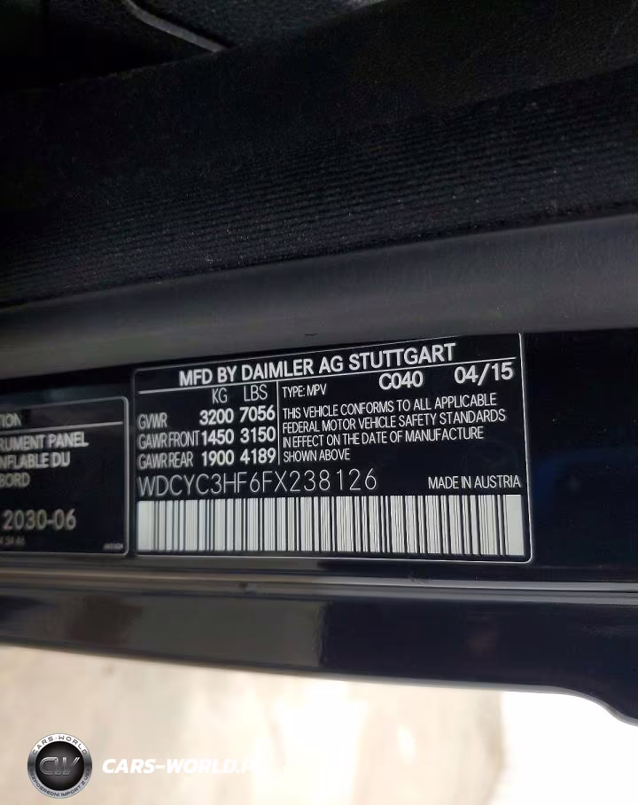 2015 Mercedes-Benz G 550 VIN:WDCYC3HF6FX238126 - 13