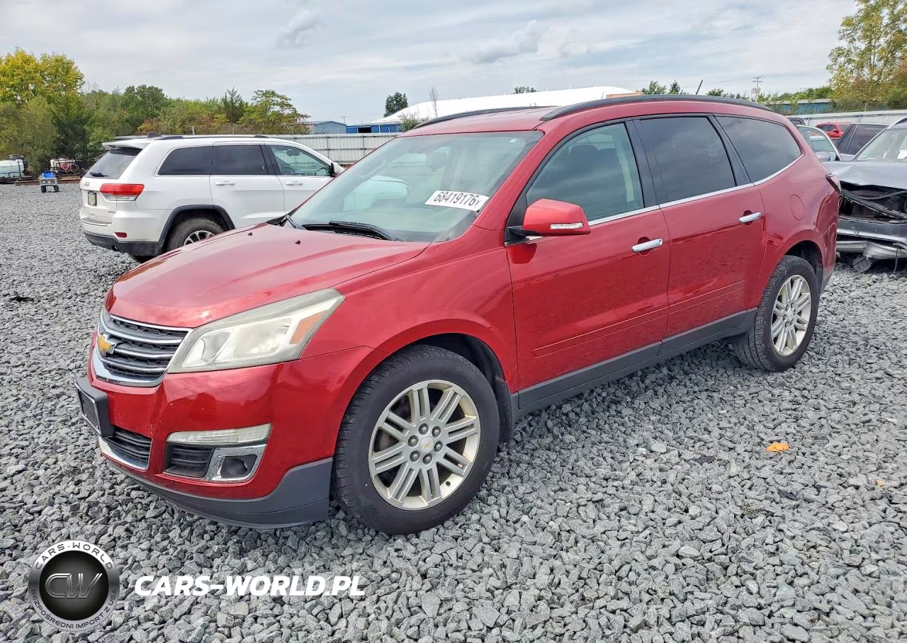 2014 Chevrolet Traverse Lt VIN:1GNKRGKD6EJ241917 - 1