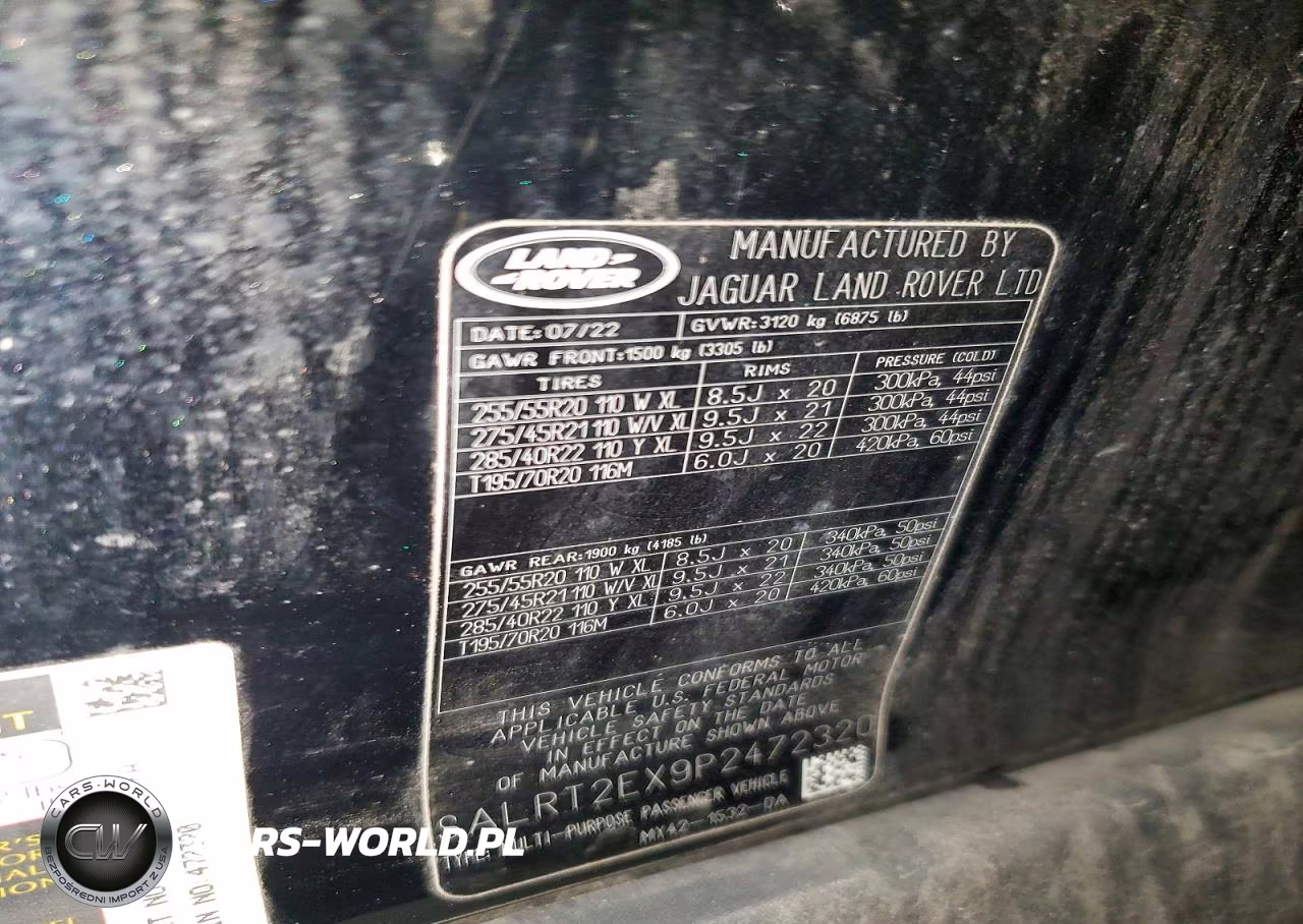 2023 Land Rover Discovery S R-Dynamic VIN:SALRT2EX9P2472320 - 13
