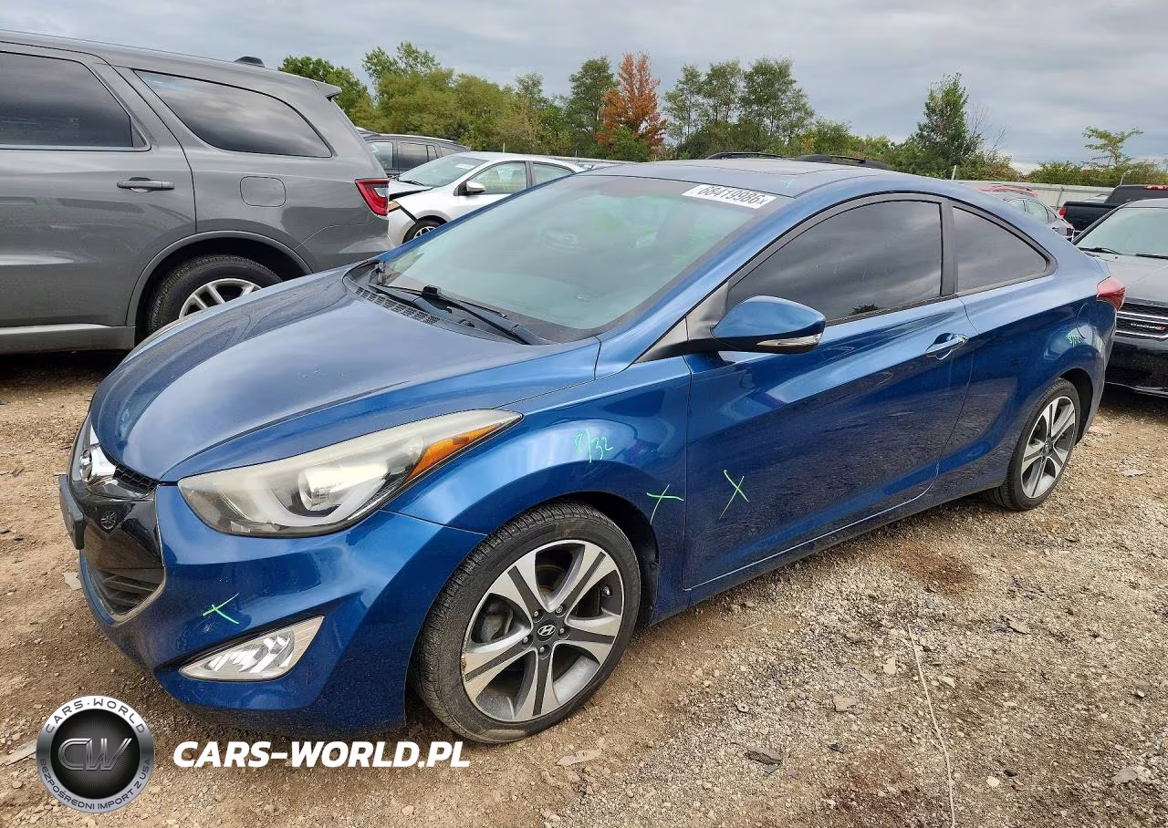 2014 Hyundai Elantra Coupe Base VIN:KMHDH6AH1EU026698 - 1