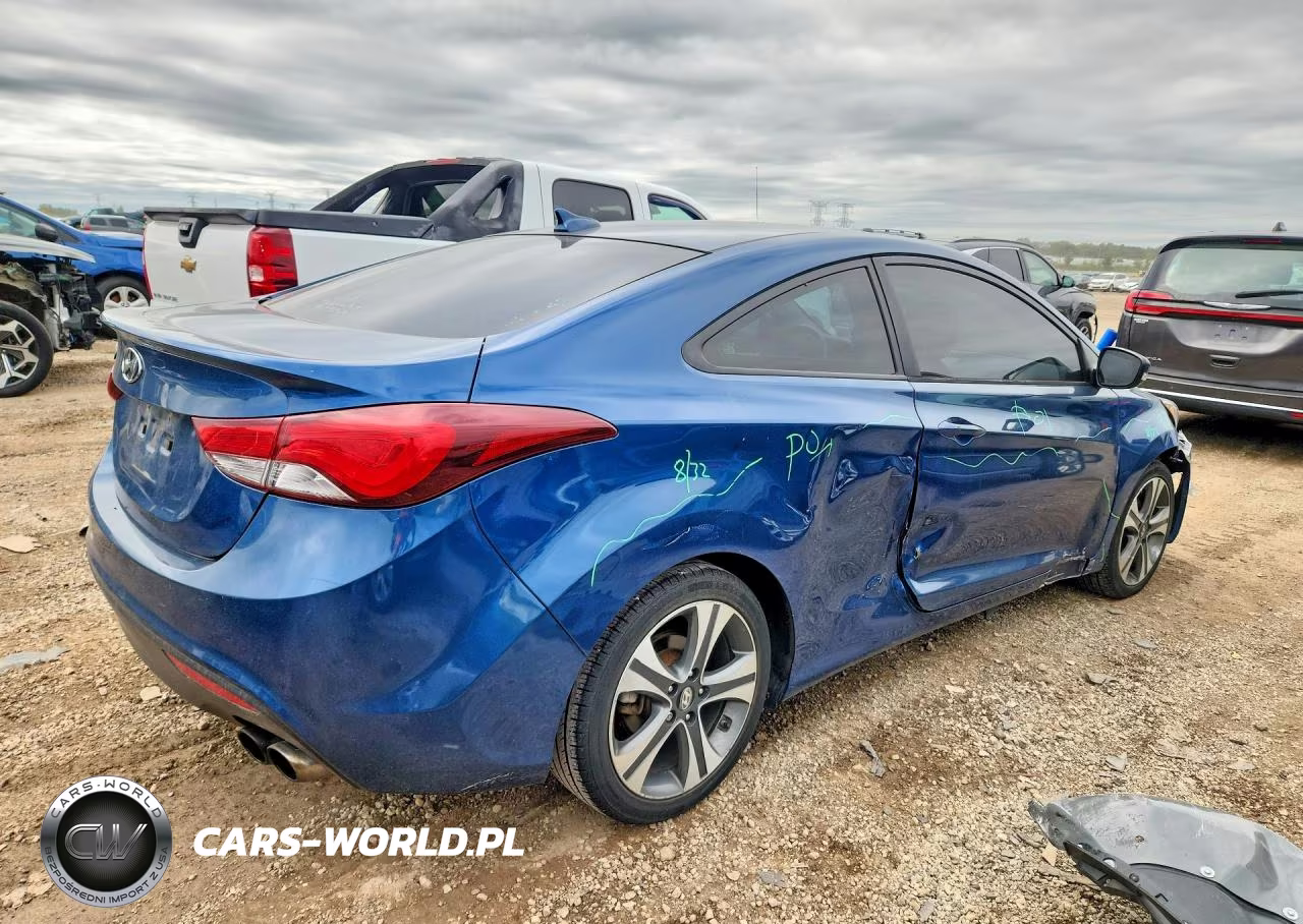 2014 Hyundai Elantra Coupe Base VIN:KMHDH6AH1EU026698 - 3