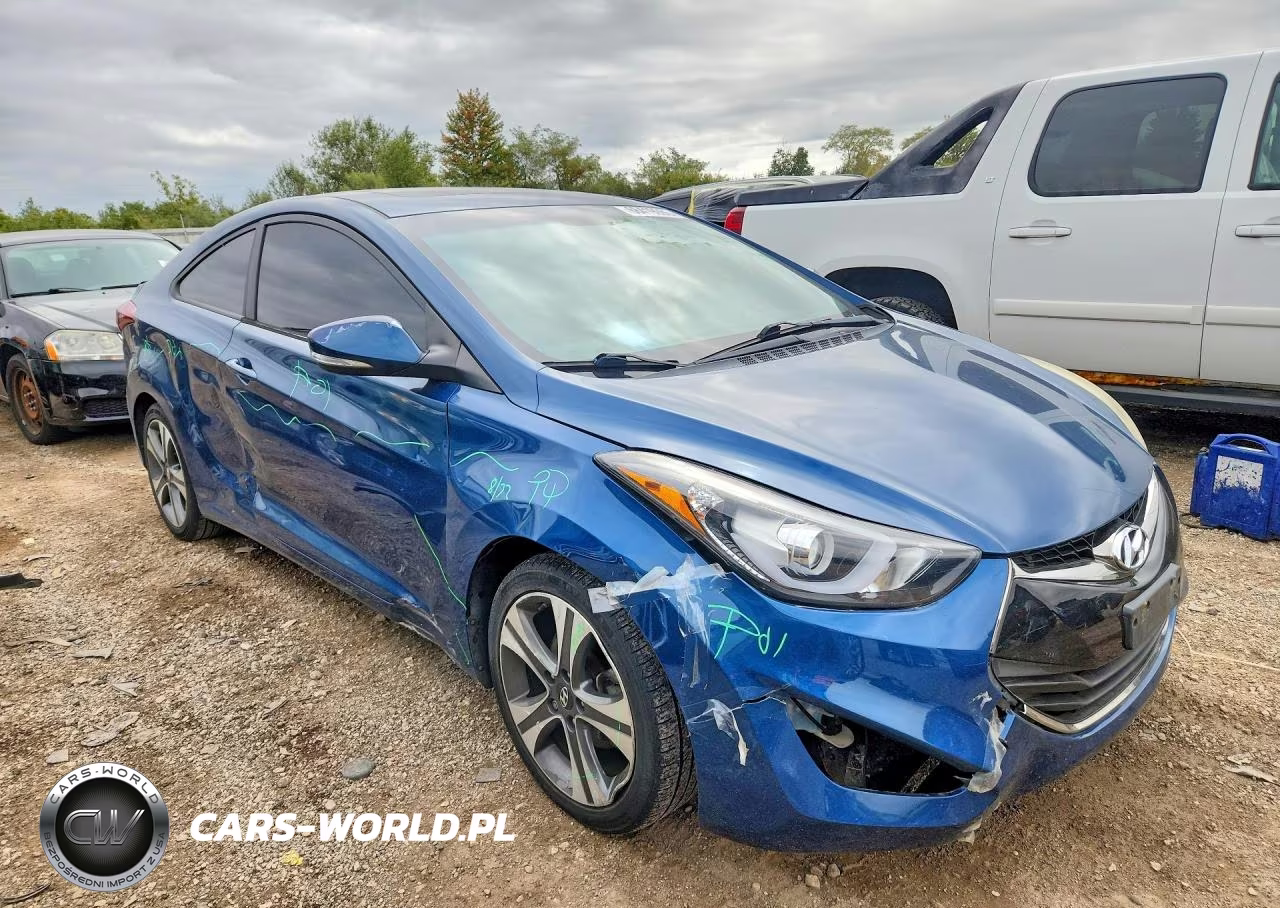 2014 Hyundai Elantra Coupe Base VIN:KMHDH6AH1EU026698 - 4