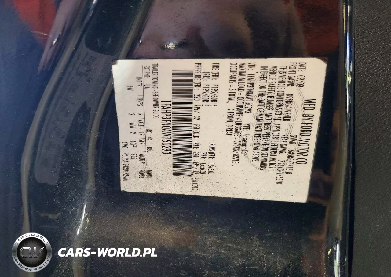 2010 Ford Focus Se VIN:1FAHP3FN0AW150293 - 12