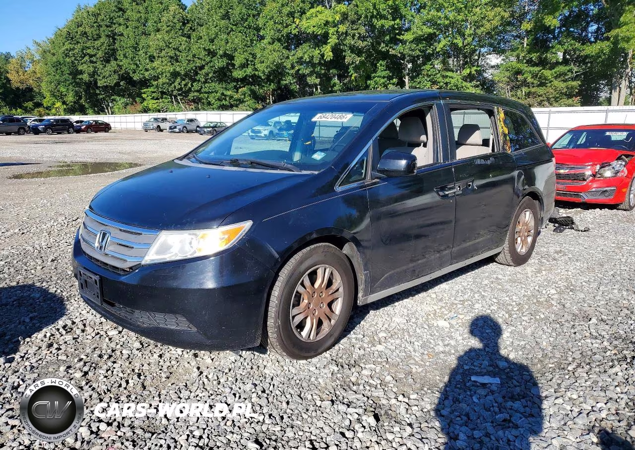 2012 Honda Odyssey Exl VIN:5FNRL5H67CB029019 - 1