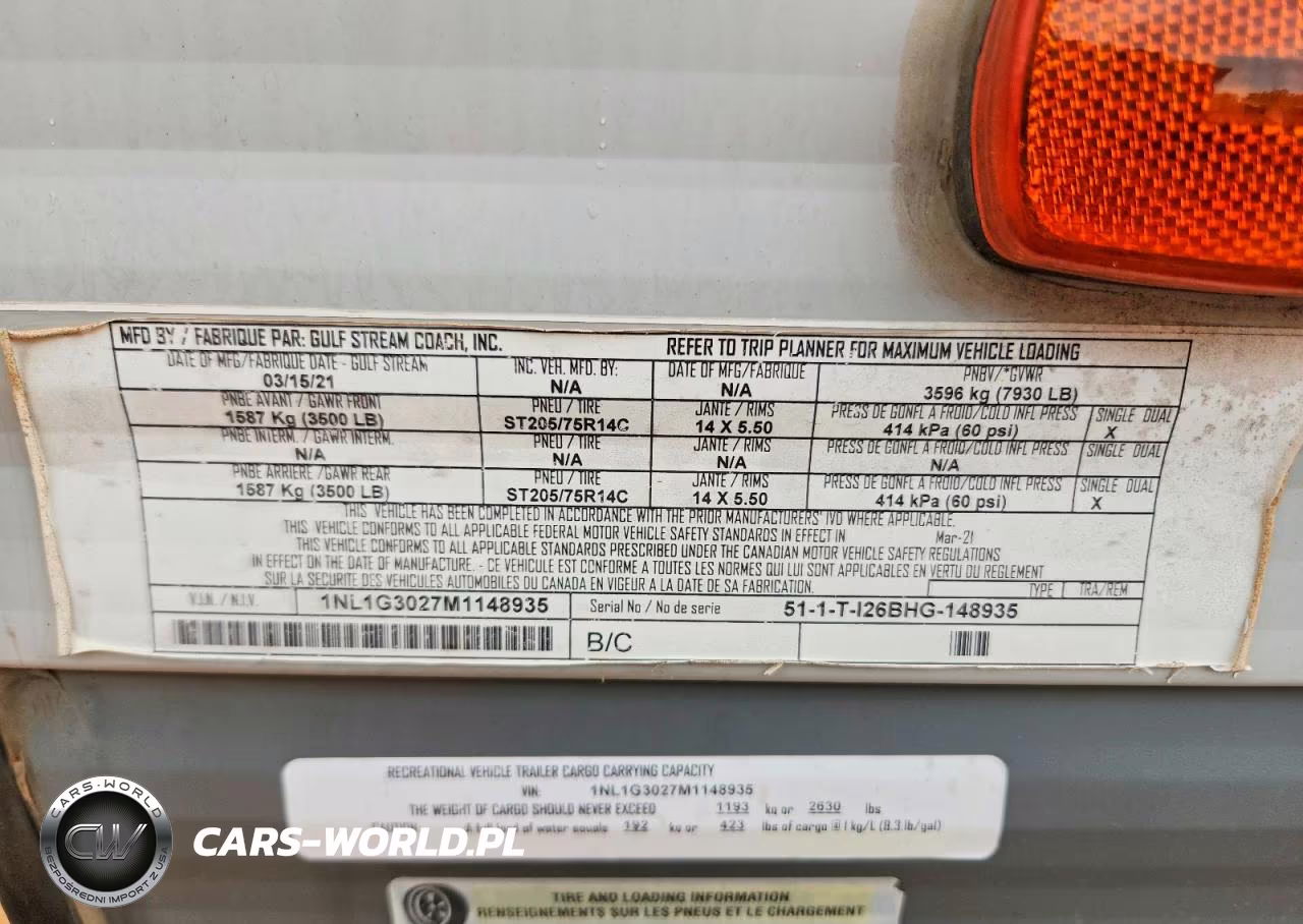 2021 Gulf Stream Innsbruck VIN:1NL1G3027M1148935 - 10