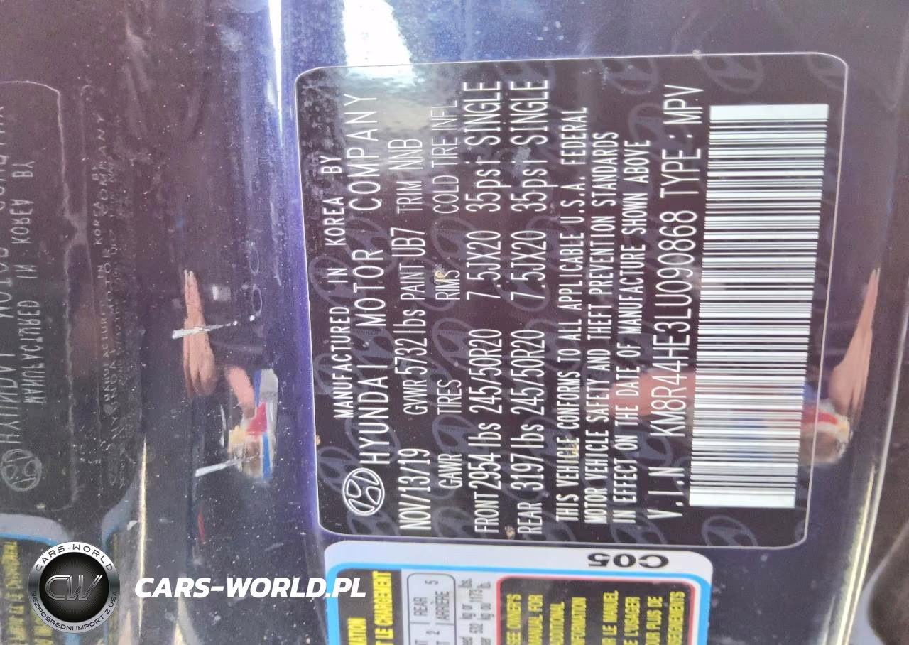 2020 Hyundai Palisade Sel VIN:KM8R44HE3LU090868 - 13
