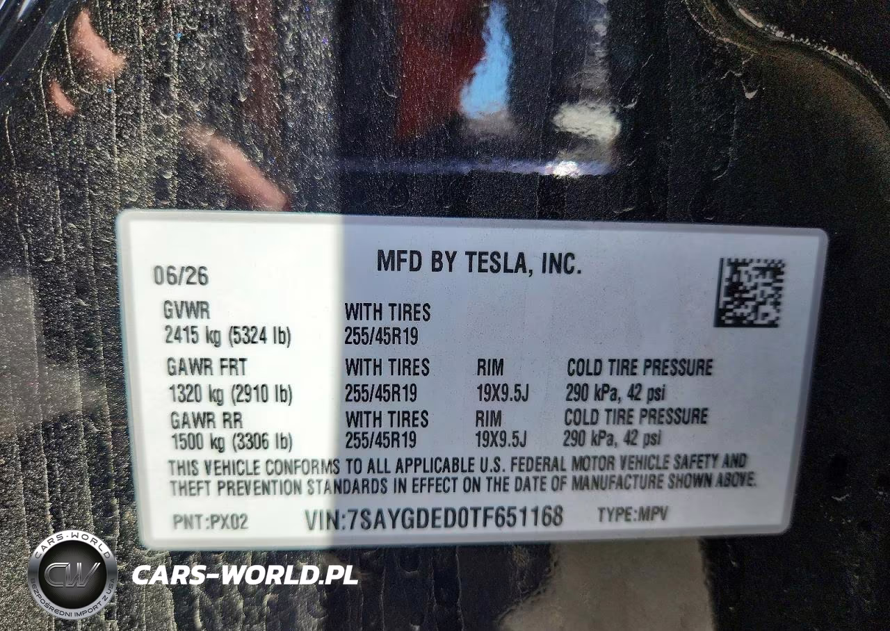 2026 Tesla Model Y VIN:7SAYGDED0TF651168 - 13