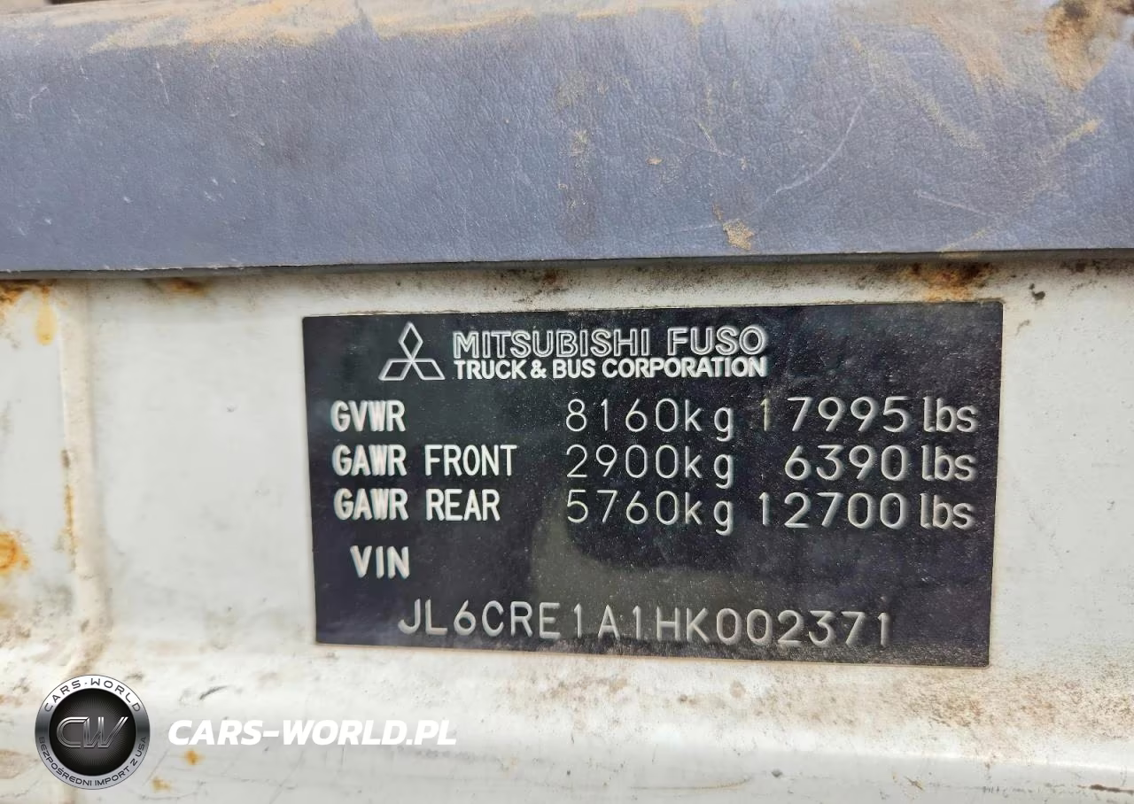 2017 Mitsubishi Fuso Fe VIN:JL6CRE1A1HK002371 - 13