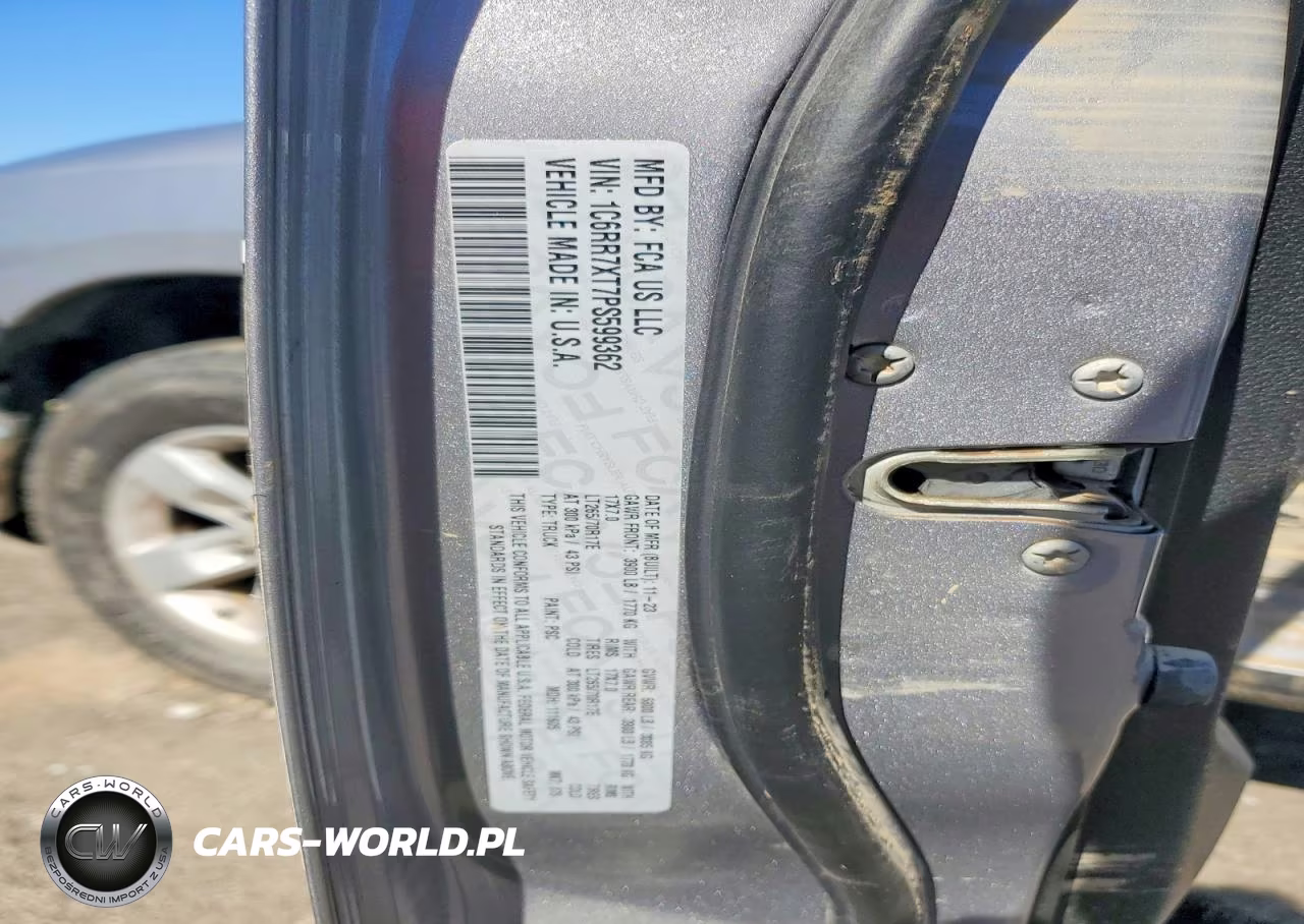 2023 Ram 1500 Classic Ssv VIN:1C6RR7XT7PS599362 - 12