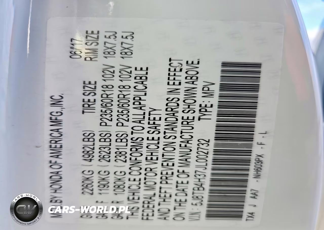 2018 Acura Rdx VIN:5J8TB4H37JL002732 - 13
