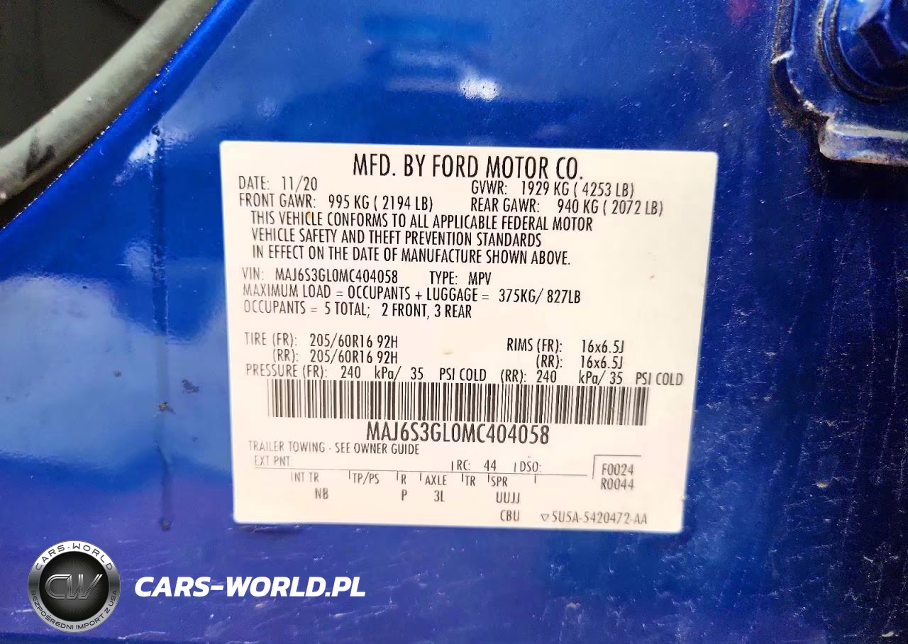 2021 Ford Ecosport Se VIN:MAJ6S3GL0MC404058 - 14