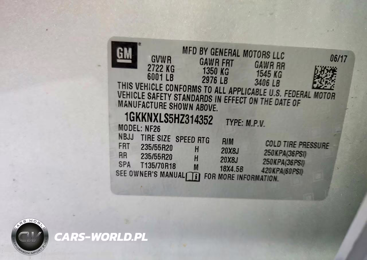 2017 GMC Acadia Denali VIN:1GKKNXLS5HZ314352 - 13