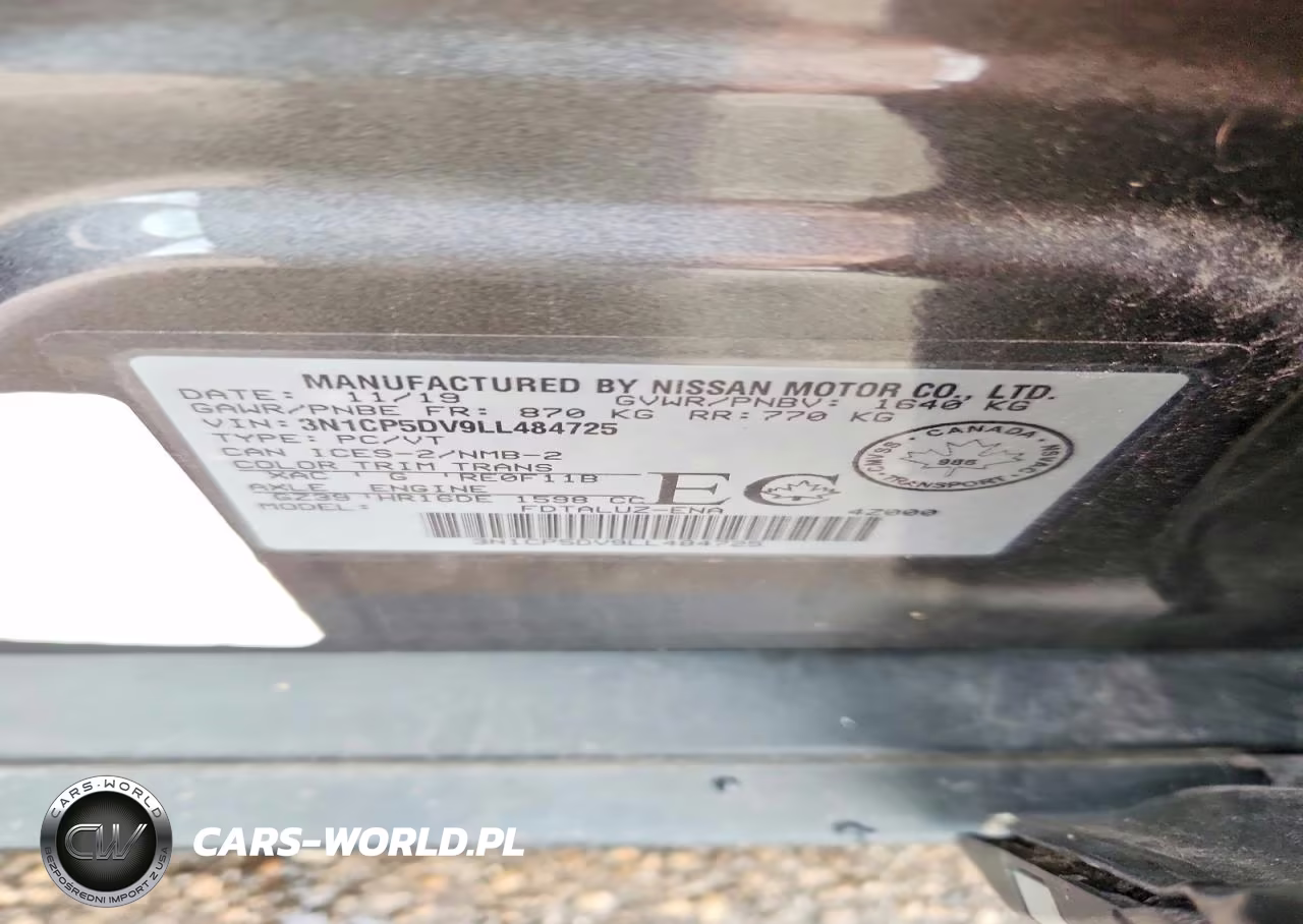 2020 Nissan Kicks Sr VIN:3N1CP5DV9LL484725 - 13