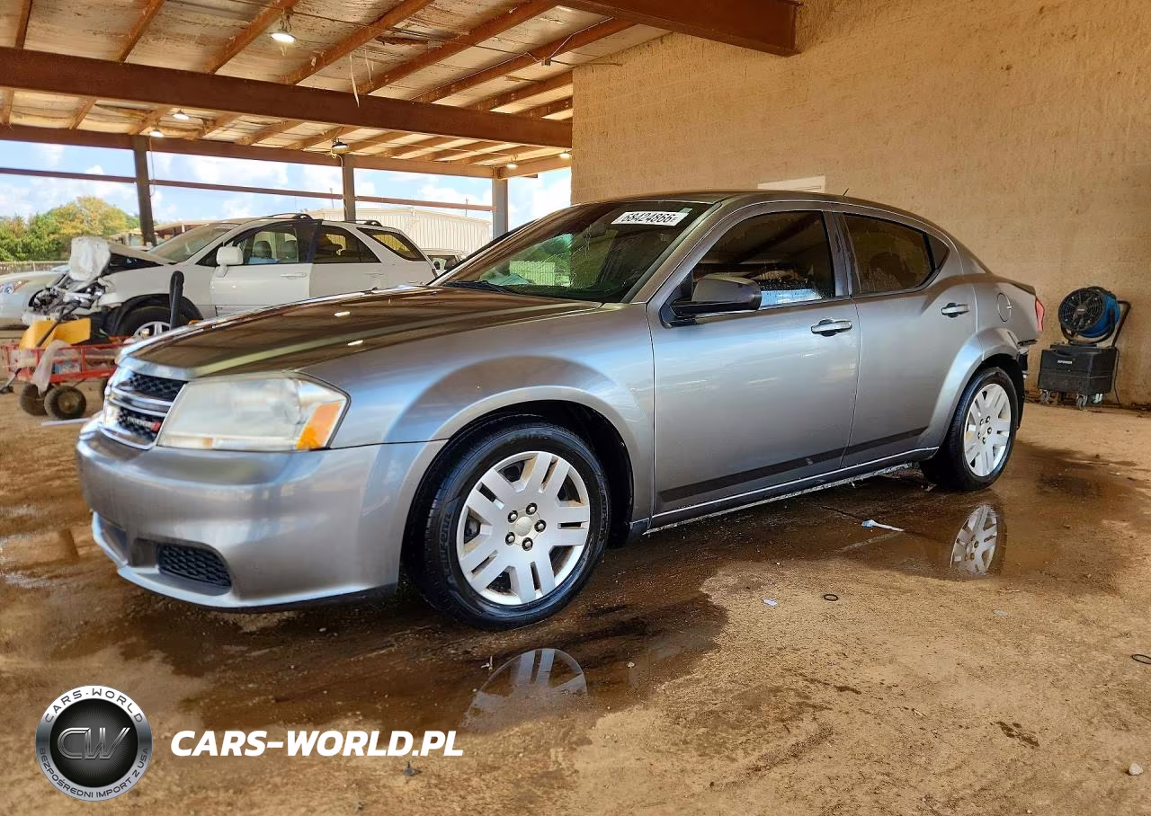 2013 Dodge Avenger Se VIN:1C3CDZAB7DN619312 - 1