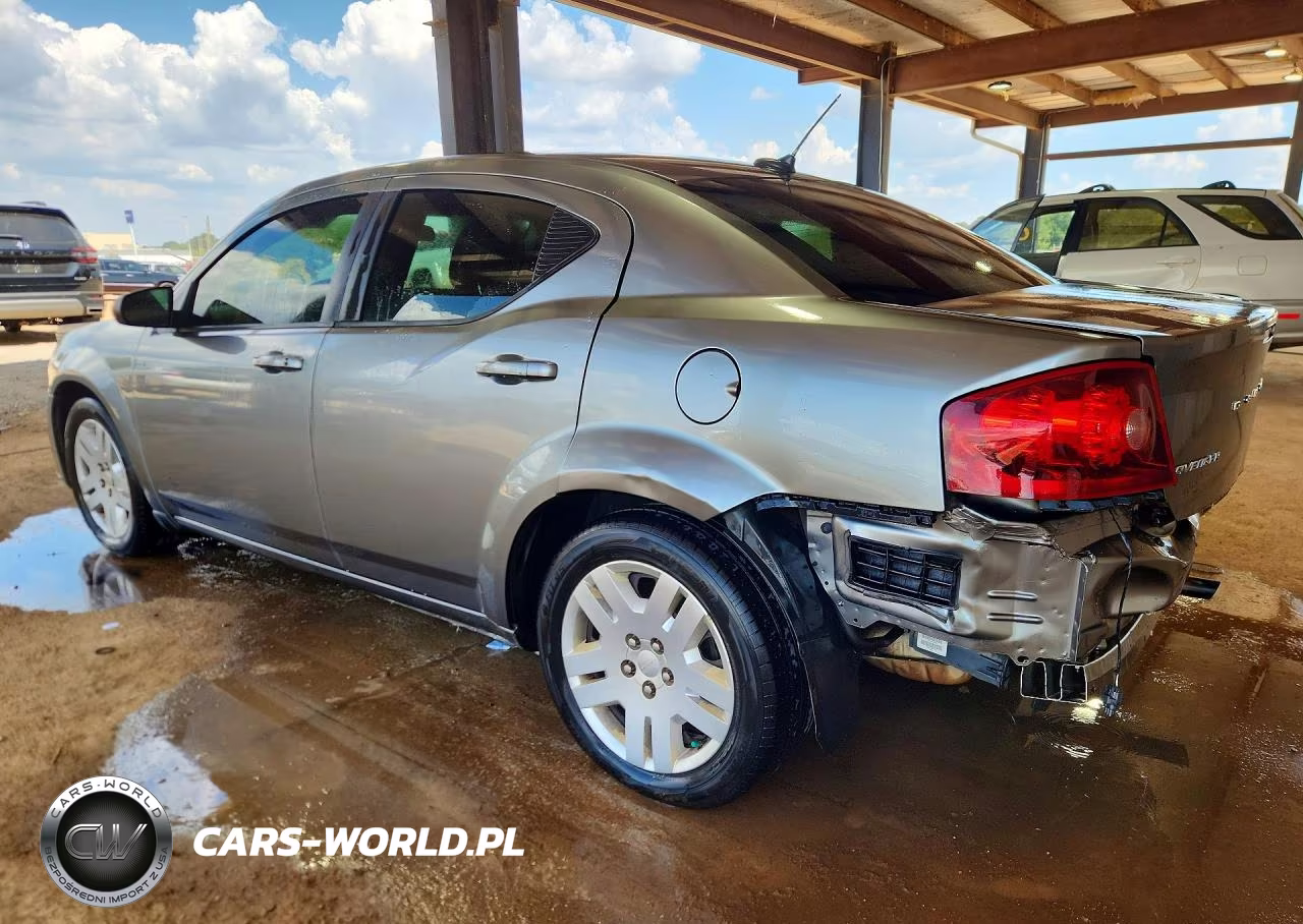 2013 Dodge Avenger Se VIN:1C3CDZAB7DN619312 - 2