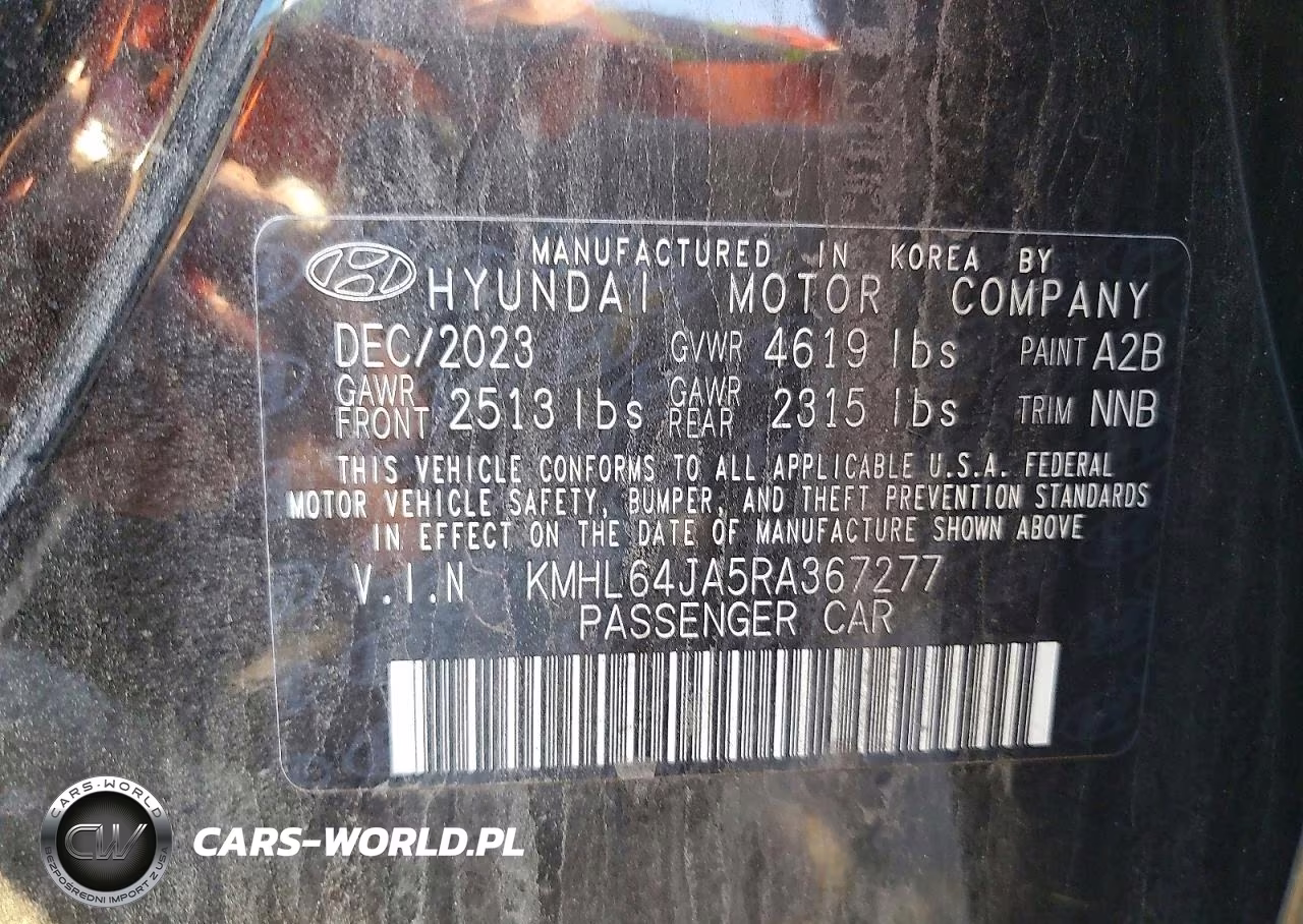 2024 Hyundai Sonata Sel VIN:KMHL64JA5RA367277 - 12
