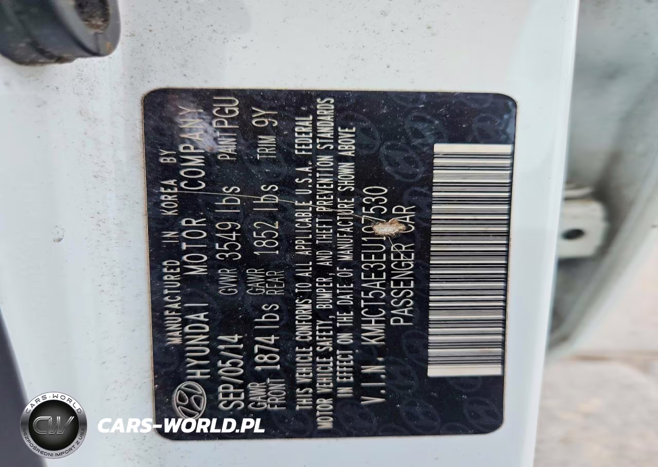 2014 Hyundai Accent Gs VIN:KMHCT5AE3EU197530 - 12