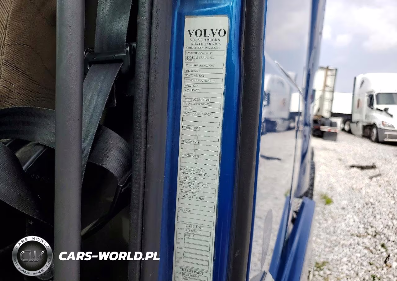 2013 Volvo Vn Vnl VIN:4V4NC9EH3DN141190 - 13