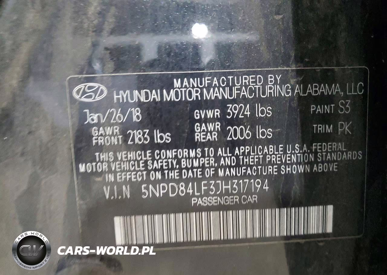 2018 Hyundai Elantra Sel VIN:5NPD84LF3JH317194 - 13