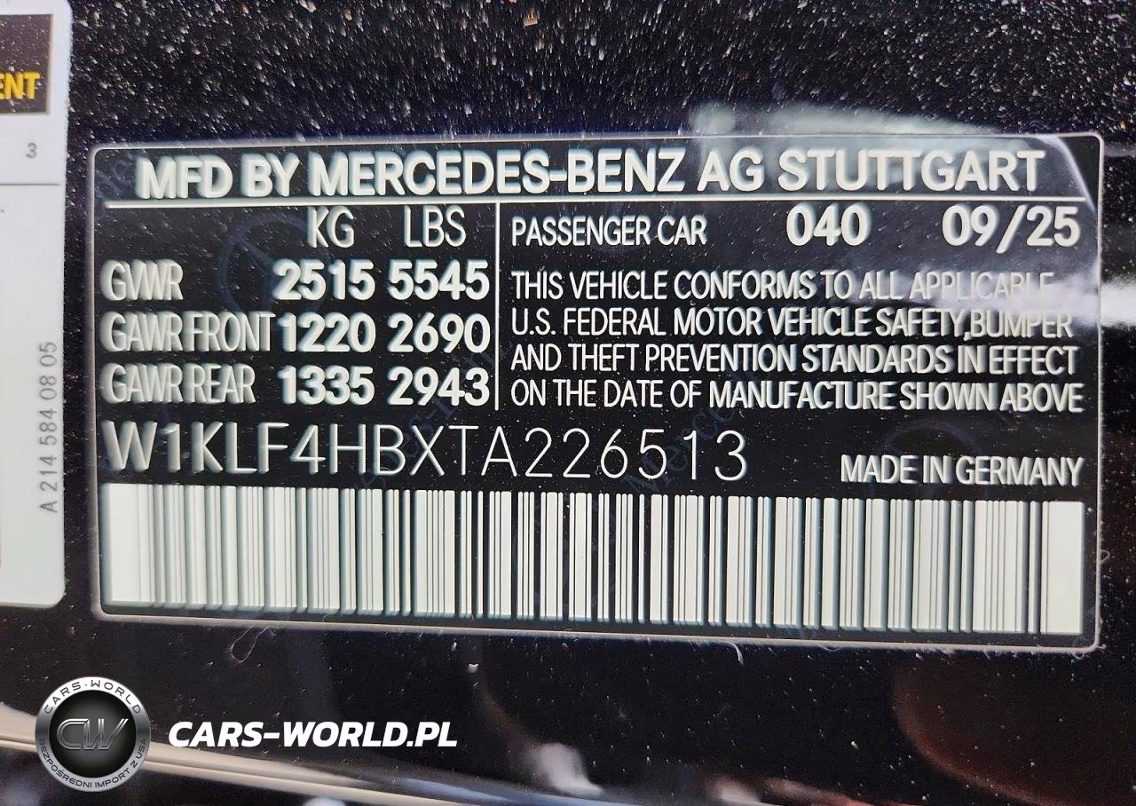 2026 Mercedes-Benz E 350 4Matic VIN:W1KLF4HBXTA226513 - 12