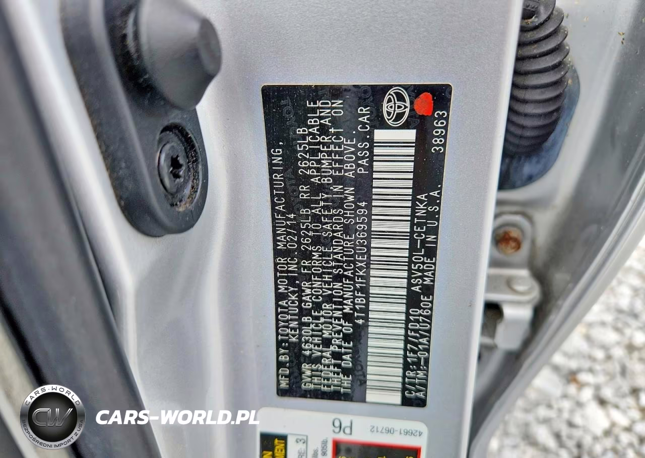 2014 Toyota Camry Le VIN:4T1BF1FKXEU369594 - 12