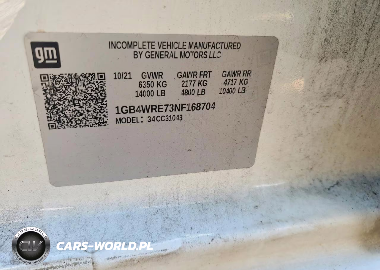 2022 Chevrolet Silverado C3500 VIN:1GB4WRE73NF168704 - 12