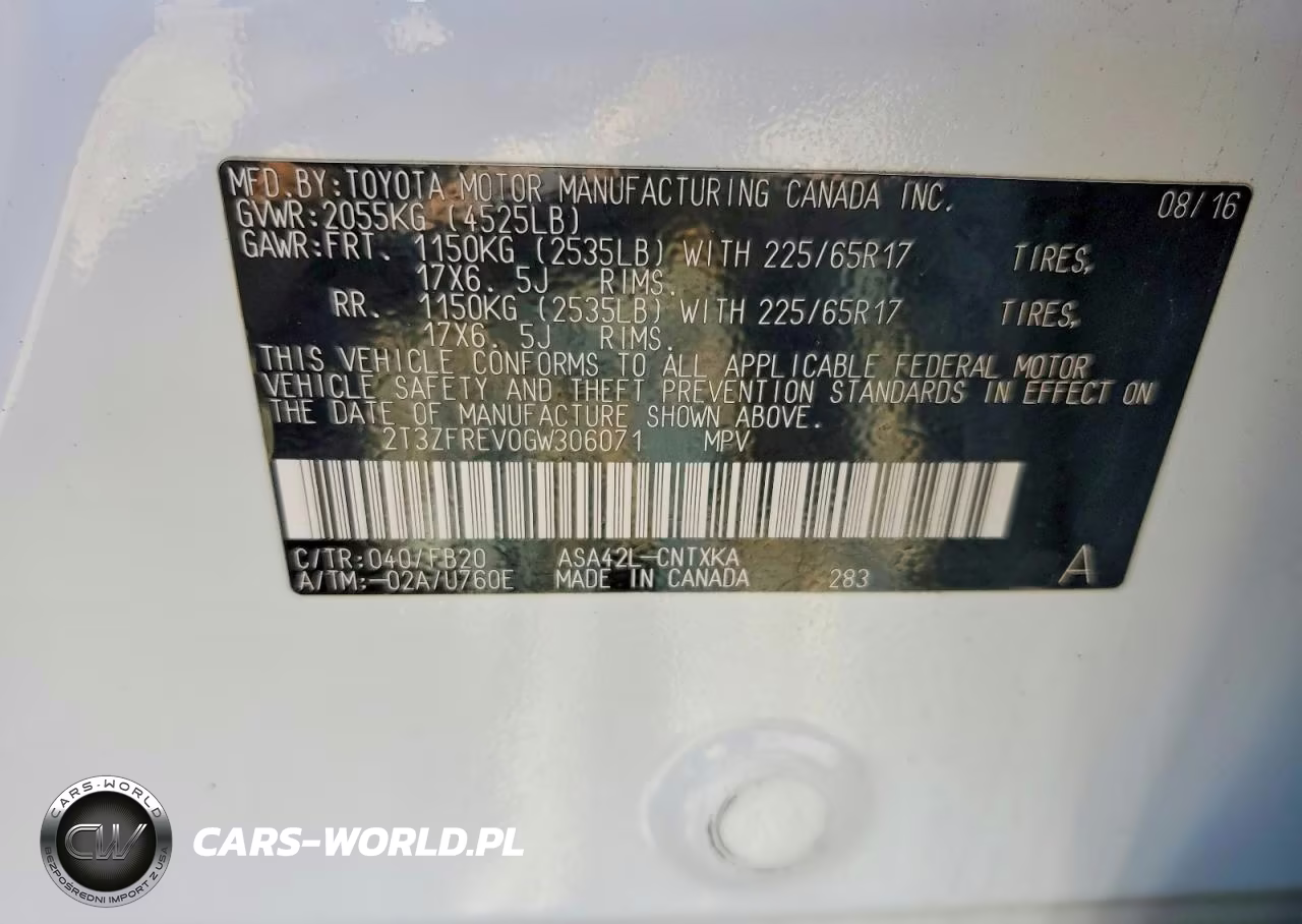 2016 Toyota Rav4 Le VIN:2T3ZFREV0GW306071 - 13