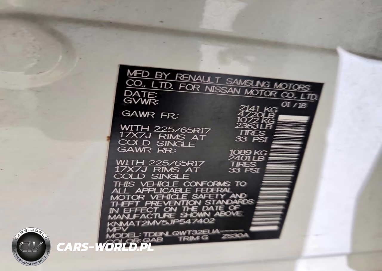 2018 Nissan Rogue Sv VIN:KNMAT2MV5JP547402 - 14