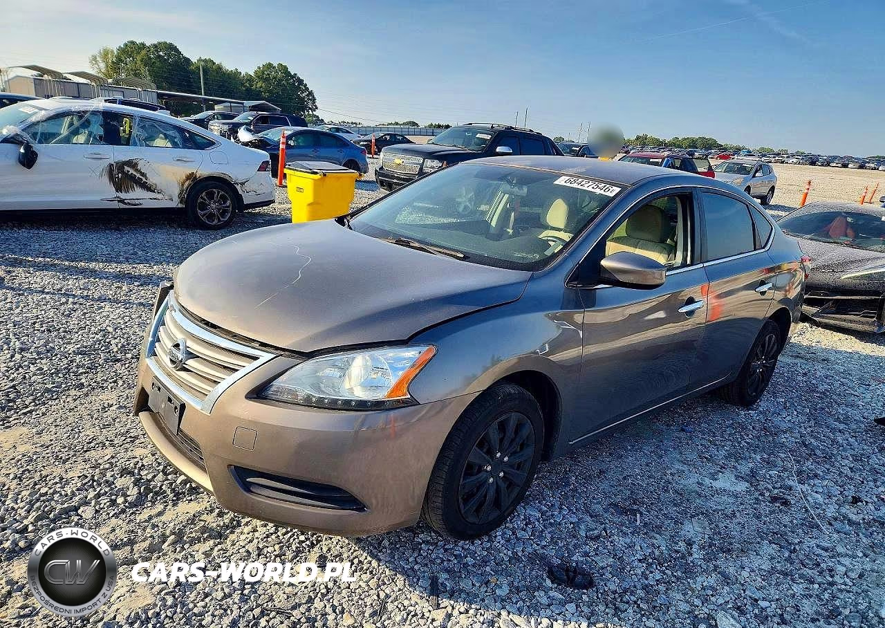2015 Nissan Sentra Sv VIN:3N1AB7AP1FY378414 - 1