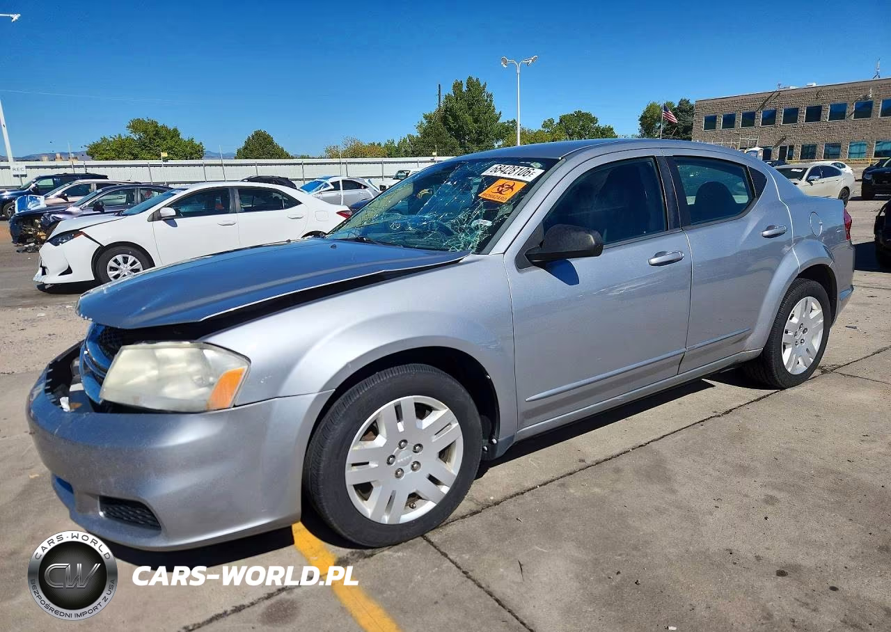 2013 Dodge Avenger Se VIN:1C3CDZAB4DN773248 - 1