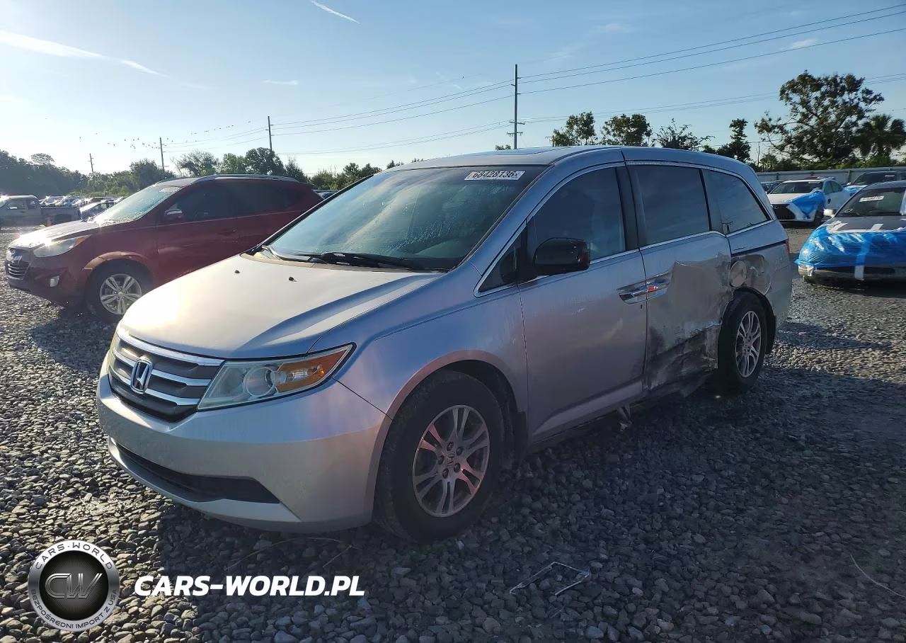 2012 Honda Odyssey Exl VIN:5FNRL5H69CB020905 - 1