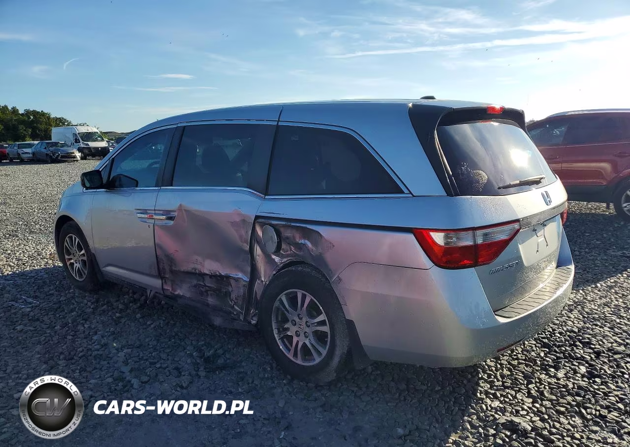 2012 Honda Odyssey Exl VIN:5FNRL5H69CB020905 - 2