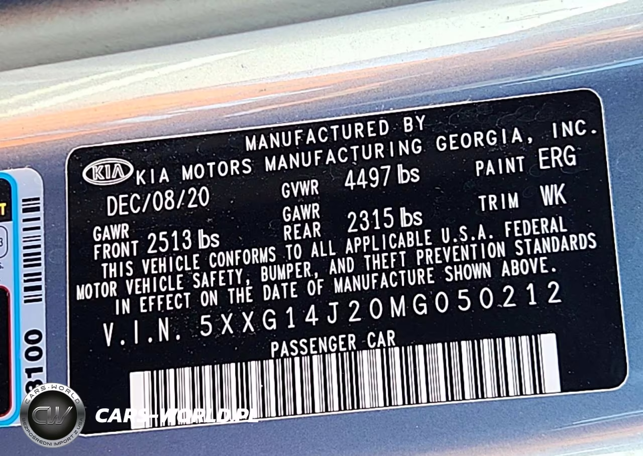 2021 Kia K5 Lxs VIN:5XXG14J20MG050212 - 13