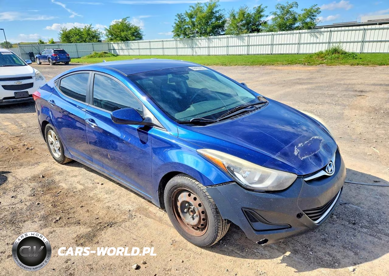 2015 Hyundai Elantra Se VIN:5NPDH4AE3FH574244 - 4