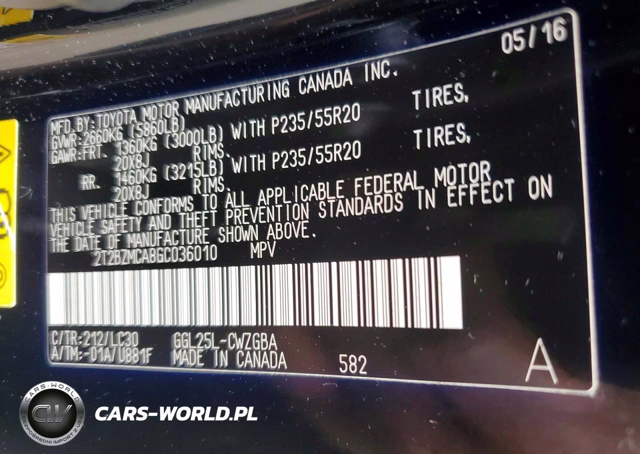 2016 Lexus Rx 350 F Sport VIN:2T2BZMCA8GC036010 - 13