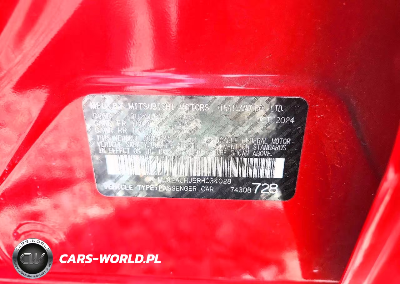 2024 Mitsubishi Mirage Es VIN:ML32AUHJ9RH034028 - 13