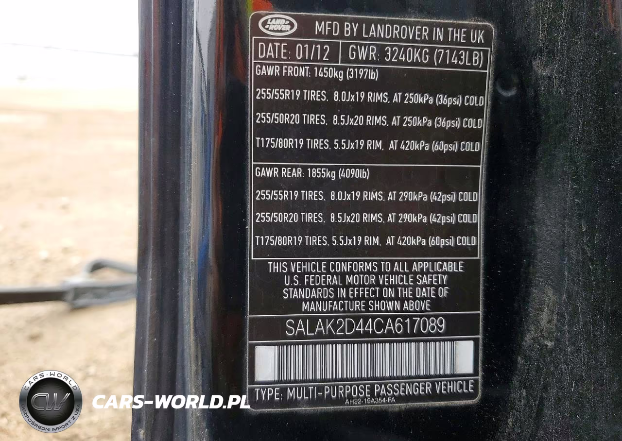 2012 Land Rover Lr4 Hse Luxury VIN:SALAK2D44CA617089 - 13
