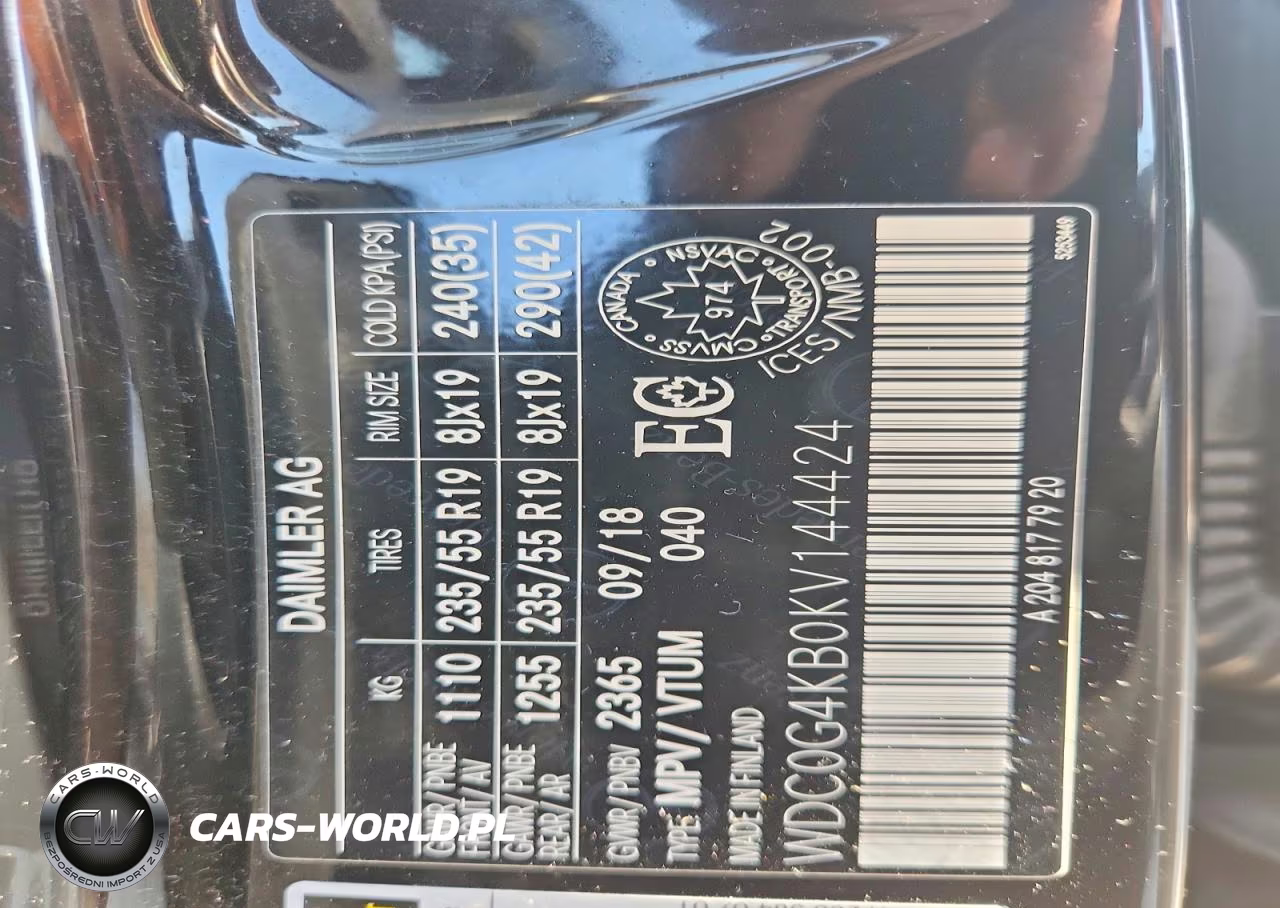 2019 Mercedes-Benz Glc 300 4Matic VIN:WDC0G4KB0KV144424 - 13