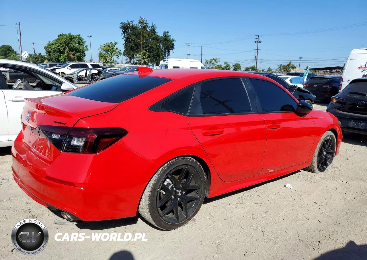 2026 Honda Civic Sport VIN:2HGFE2F55TH567638 - 3