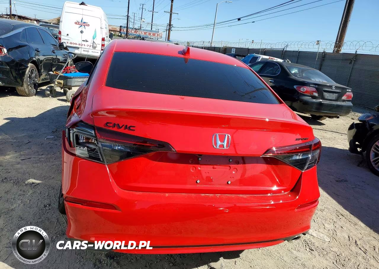 2026 Honda Civic Sport VIN:2HGFE2F55TH567638 - 6