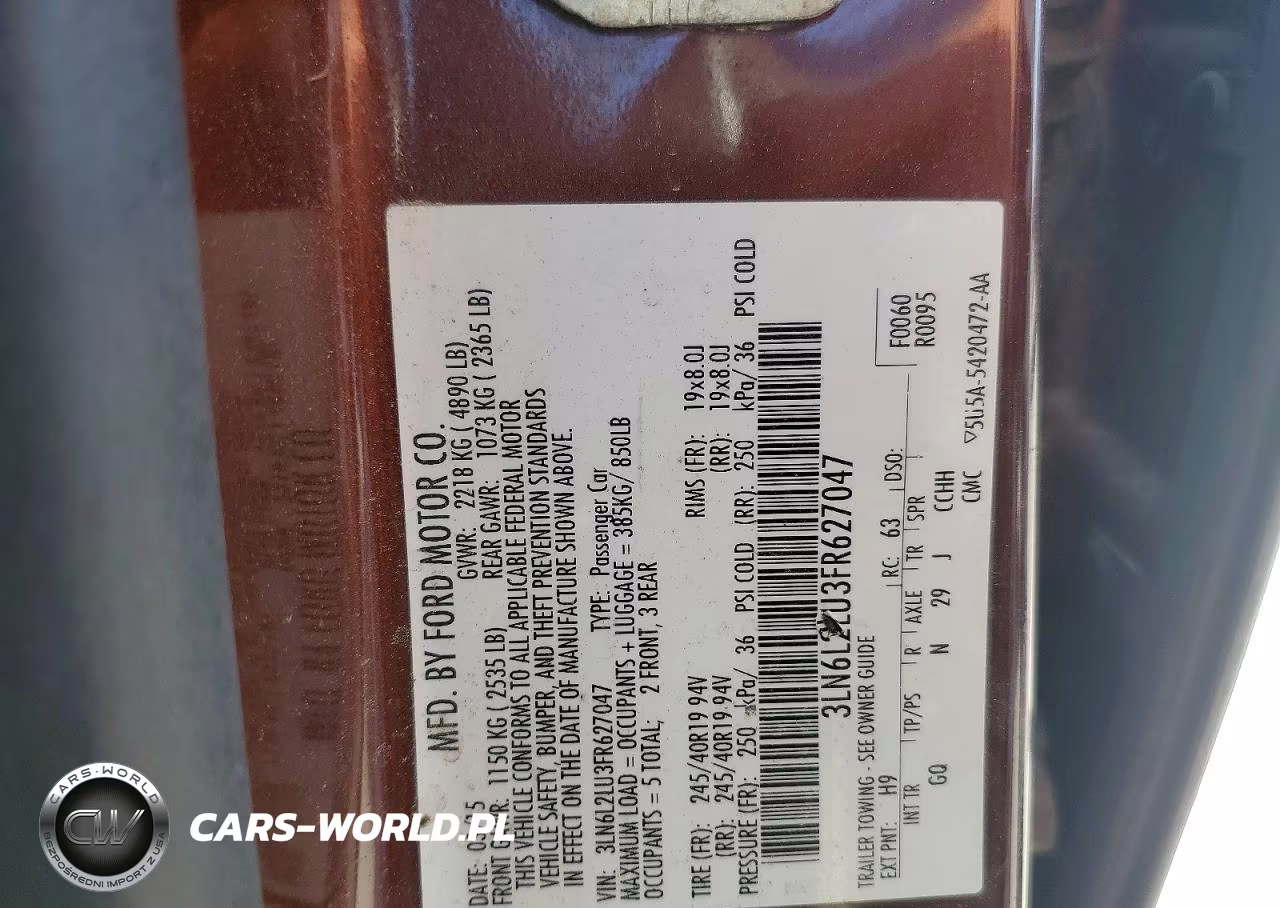 2015 Lincoln Mkz Hybrid VIN:3LN6L2LU3FR627047 - 13