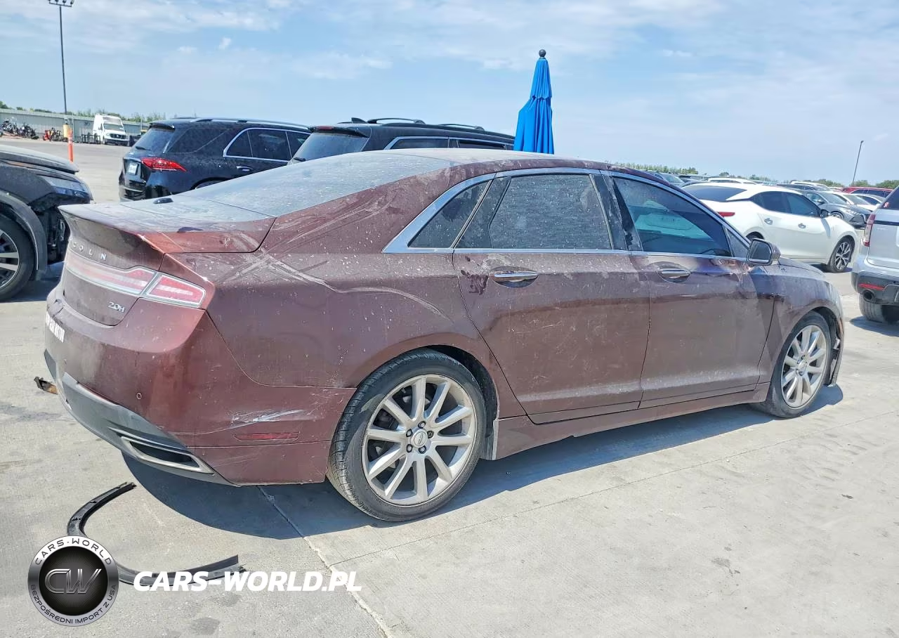 2015 Lincoln Mkz Hybrid VIN:3LN6L2LU3FR627047 - 3