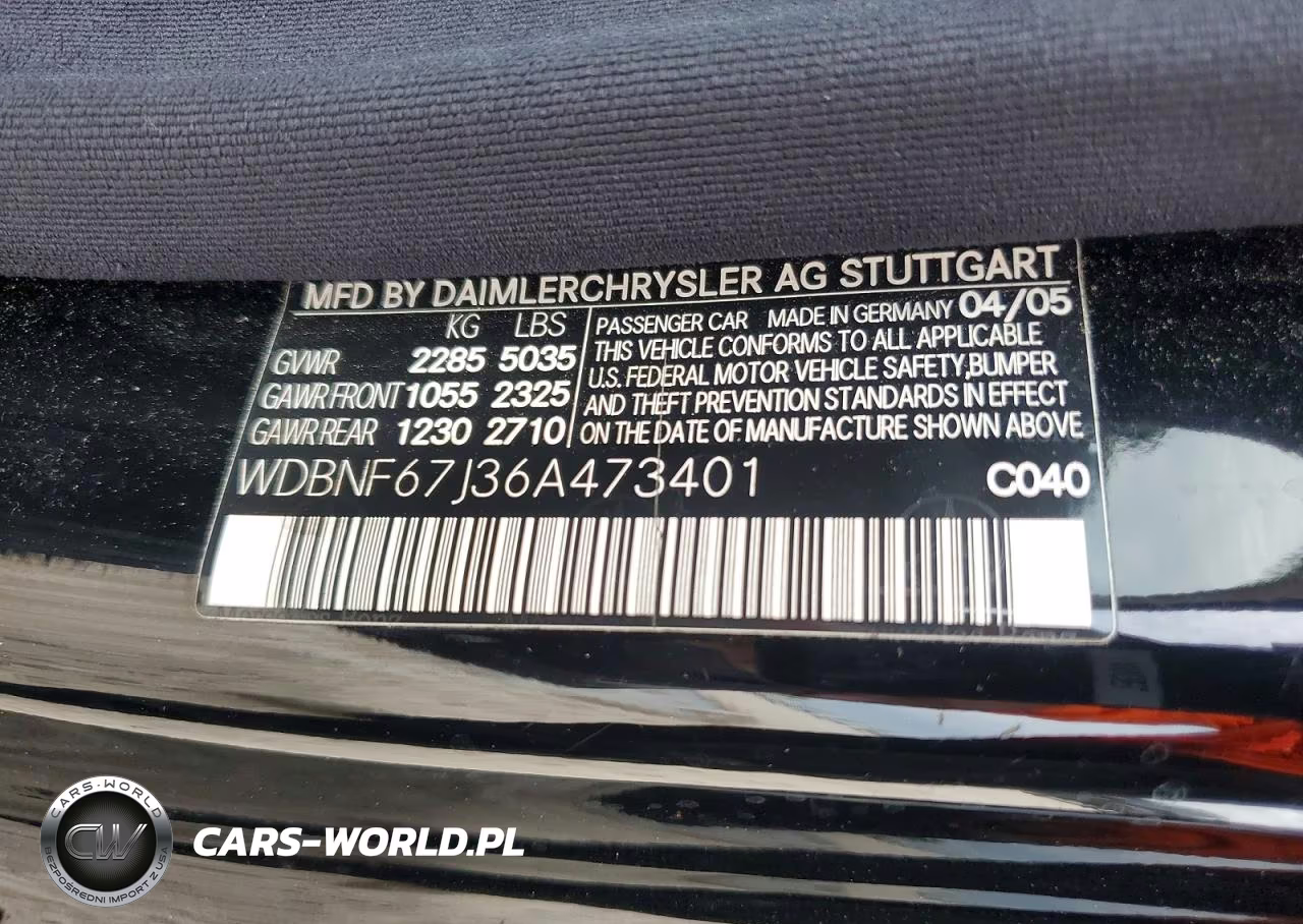 2006 Mercedes-Benz S 350 VIN:WDBNF67J36A473401 - 13