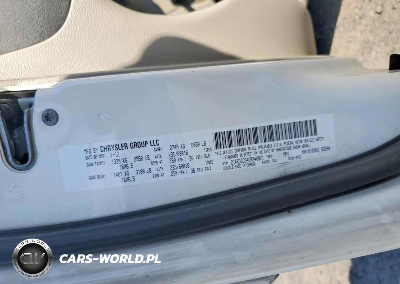 2012 Dodge Grand Caravan Sxt VIN:2C4RDGCG4CR240921 - 13